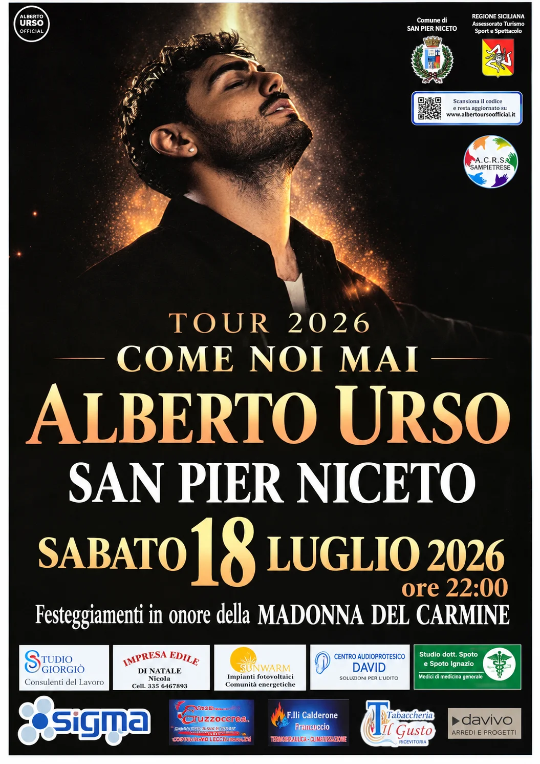 Locandina: Alberto Urso · Come noi mai
