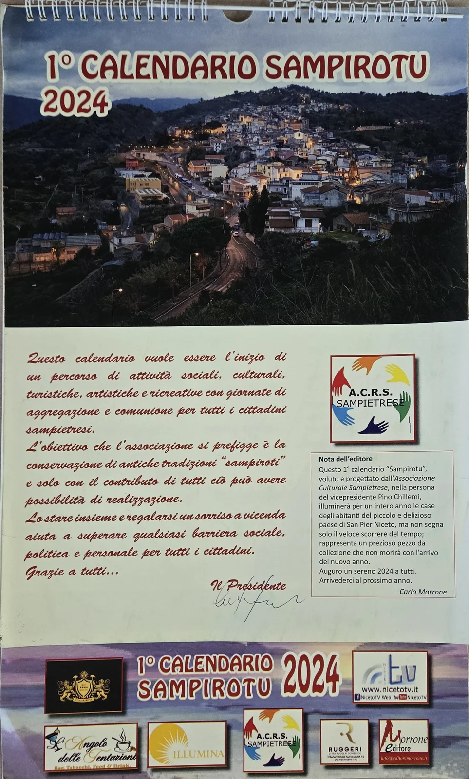Locandina: 1° Calendario Sampirotu 2024