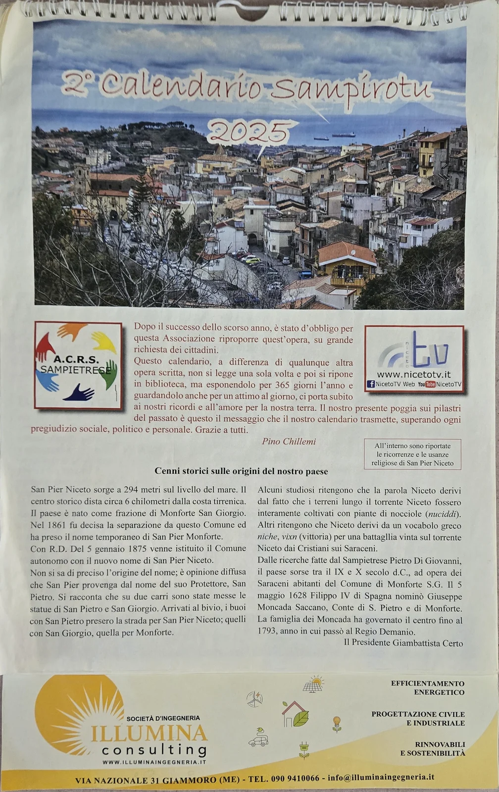Locandina: 2° Calendario Sampirotu 2025